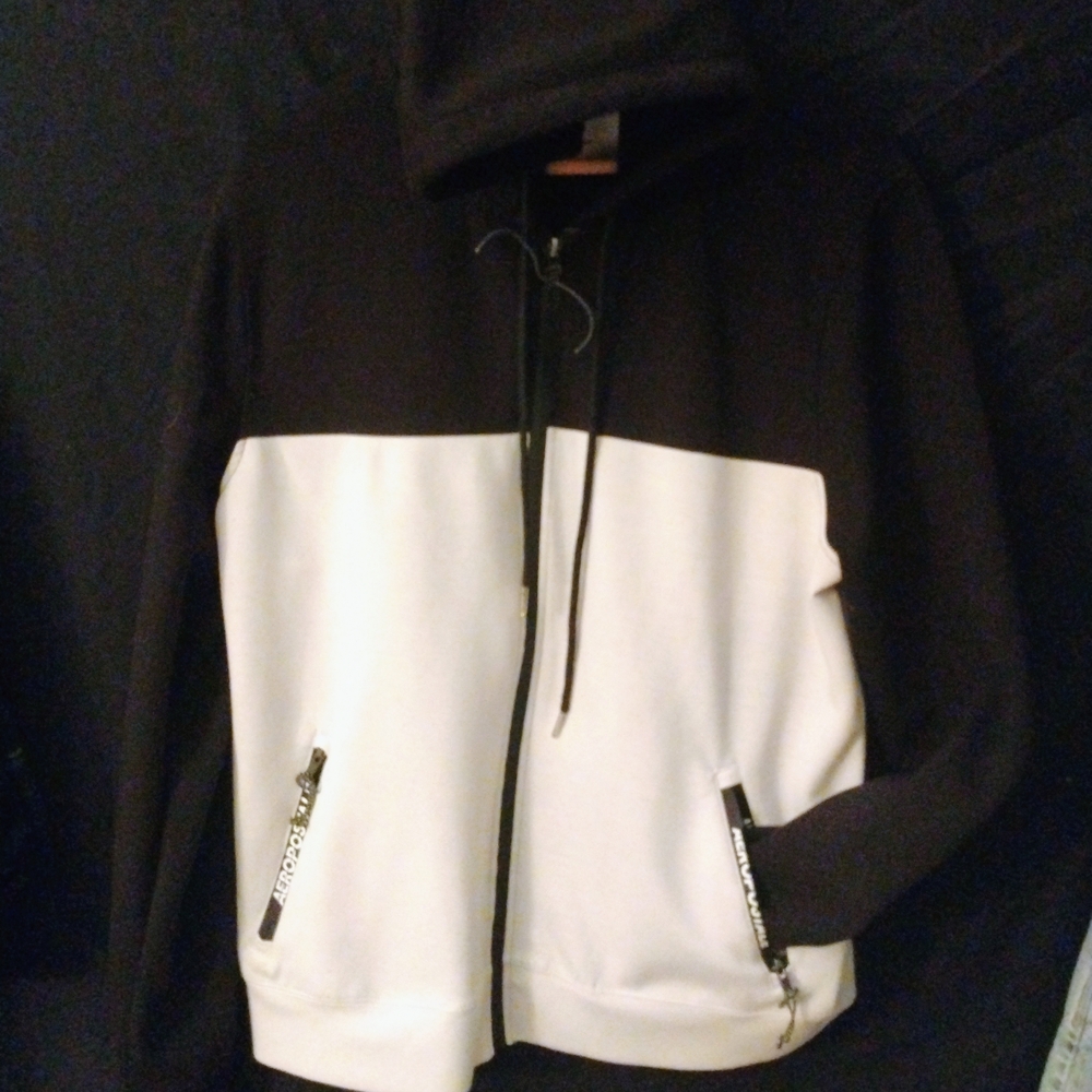 Aeropostale Black and White Hoodie Low Price